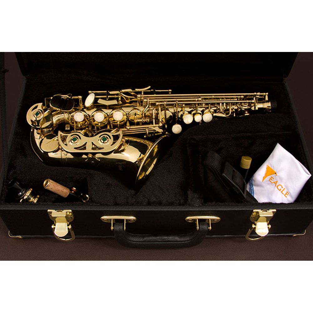 Sax Soprano Curvo SP 508 Eagle Laqueado INTERMEZZO