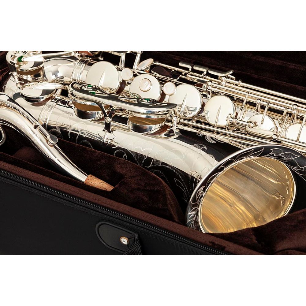 Sax Tenor Eagle STX513 S Prateado Profissional INTERMEZZO
