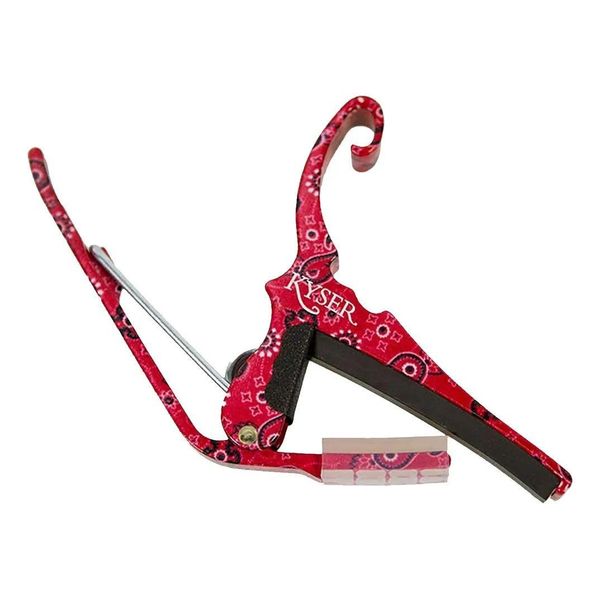 Capotraste para Violão de Aço Kyser KG6RBA Red Bandana Capotraste para Violão de Aço Kyser KG6RBA Red Bandana