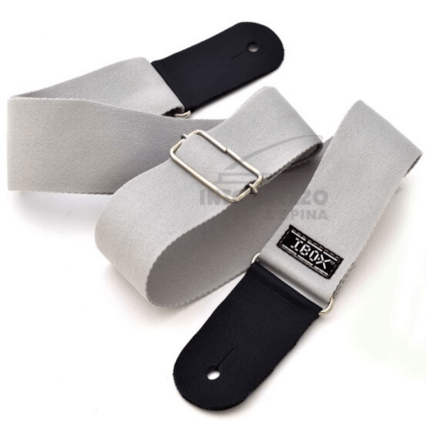 Correia para Guitarra Violão Baixo Ibox CK527 Cinza Comfort Strap Correia para Guitarra Violão Baixo Ibox CK527 Cinza Comfort Strap