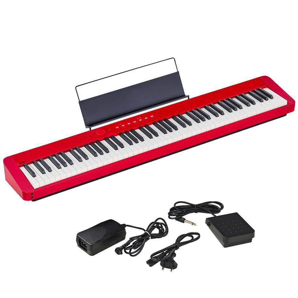 Piano Digital Casio Privia PX-S1100 Branco Kit Completo - Super Sonora