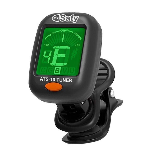 Afinador Digital Para Violão Violino Guitarra Baixo Ukulele Saty Afinador Digital Para Violão Violino Guitarra Baixo Ukulele Saty