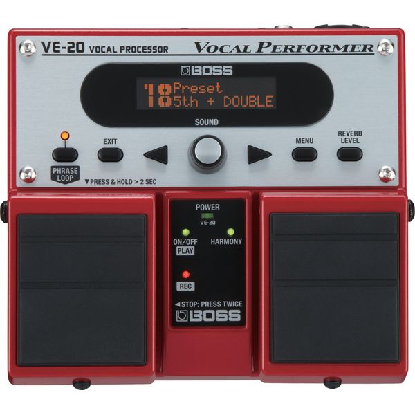 Pedal Boss Ve 20 Vocal Efeito Voz Original + Pilhas + Nf