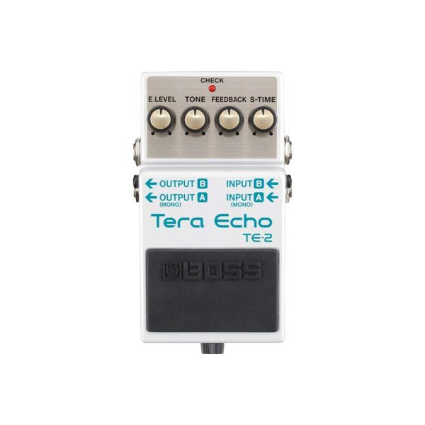 Pedal Boss Te2 Tera Echo Efeito De Ambiência Stéreo Te-2