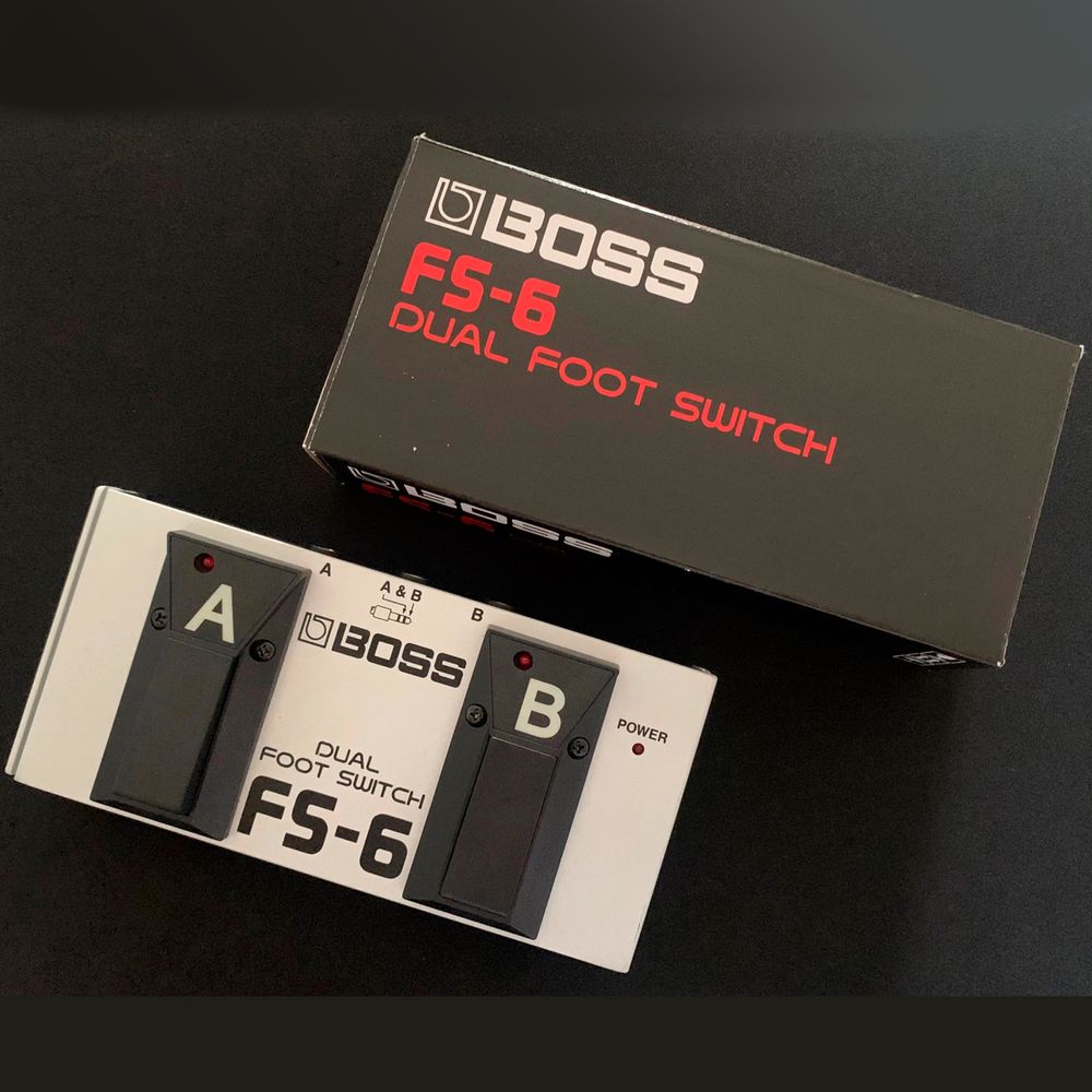 Pedal Boss Foot Switch Duplo Fs6 Efeitos FootSwitch FS6 INTERMEZZO