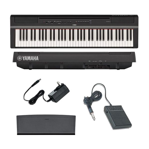 Piano Digital Yamaha P121B Compacto 73 teclas Preto P121B INTERMEZZO