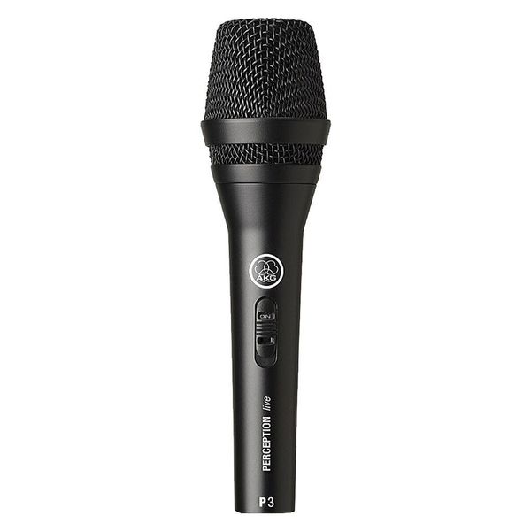 Microfone AKG P3 S Dinâmico Cardióide Preto