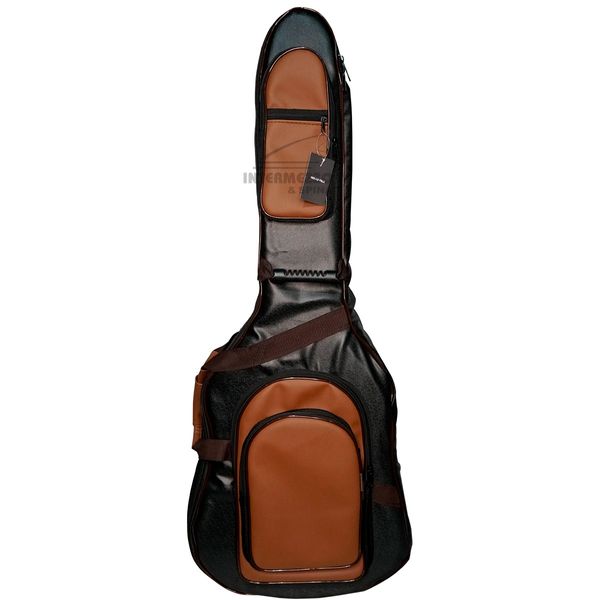 Capa para Violão Clássico Premium Preto e Marrom LogBag Capa para Violão Clássico Premium Preto e Marrom LogBag