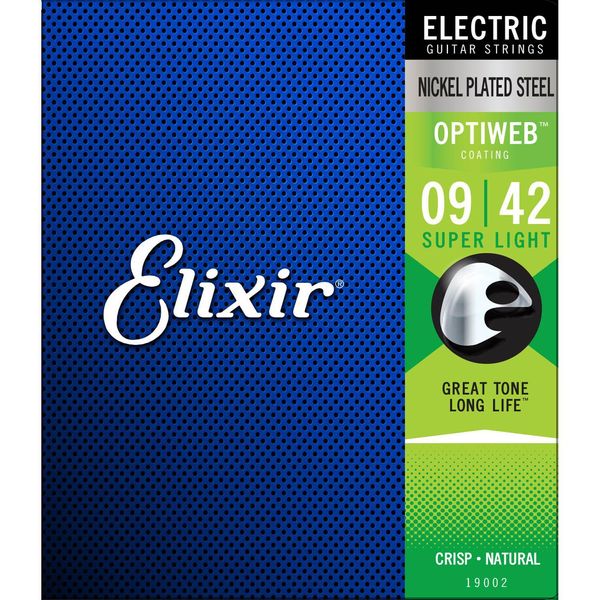 Encordoamento Cordas Guitarra Guitar 19002 Elixir Optiweb Encordoamento Cordas Guitarra Guitar 19002 Elixir Optiweb