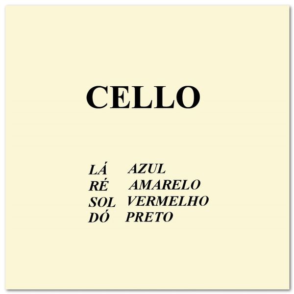 Encordoamento Cordas Violoncelo Cello Mauro Calixto 3/4 Encordoamento Cordas Violoncelo Cello Mauro Calixto 3/4