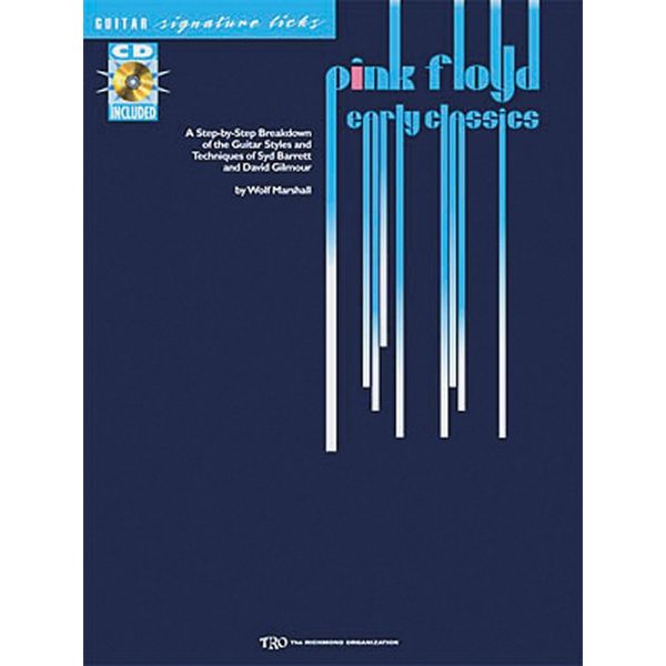 Livro Book Pink Floyd Guitarra Cd Early Classics