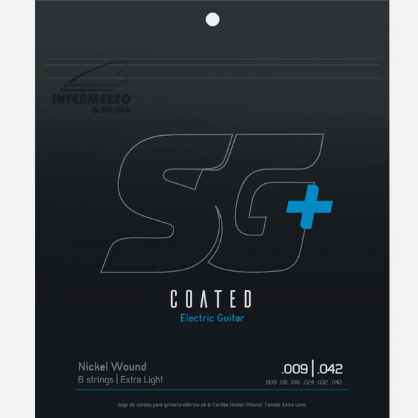 Encordoamento De Cordas para Guitarra 009 Coated Nickel SG Encordoamento Guitarra Sg + Coated 009 Niquel Extra Light Encordoamento De Cordas para Guitarra 009 Coated Nickel SG Encordoamento Guitarra Sg + Coated 009 Niquel Extra Light