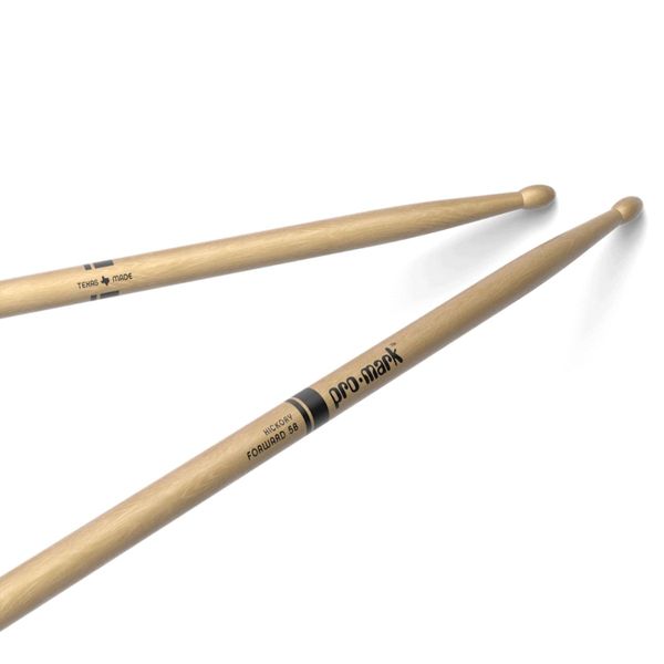 Baqueta Promark 5B American Hickory Ponta Madeira TX5BW Baqueta Promark 5B American Hickory Ponta Madeira TX5BW