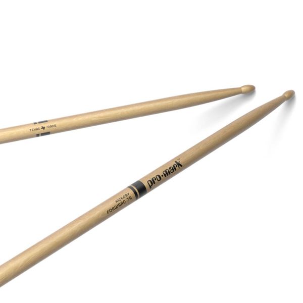 Baqueta Promark 7A American Hickory Ponta Madeira TX7AW Baqueta Promark 7A American Hickory Ponta Madeira TX7AW