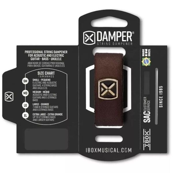 Abafador-Damper-Ibox-Marrom-Para-Intrumentos-de-Corda Abafador-Damper-Ibox-Marrom-Para-Intrumentos-de-Corda