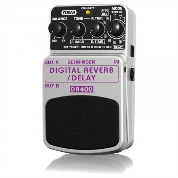 Pedal Digital Reverb Delay Dr400 Behringer Pedal Digital Reverb Delay Dr400 Behringer