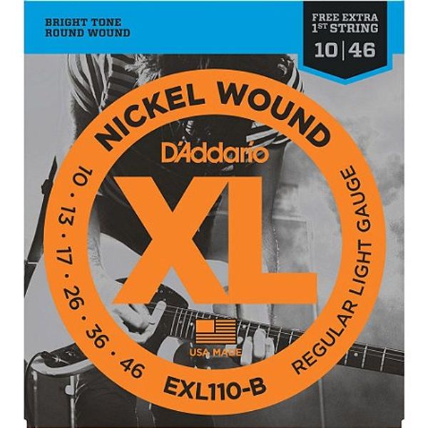Encordoamento Guitarra XSE 010 10-46 D'Addario Encordoamento Guitarra XSE 010 10-46 D'Addario