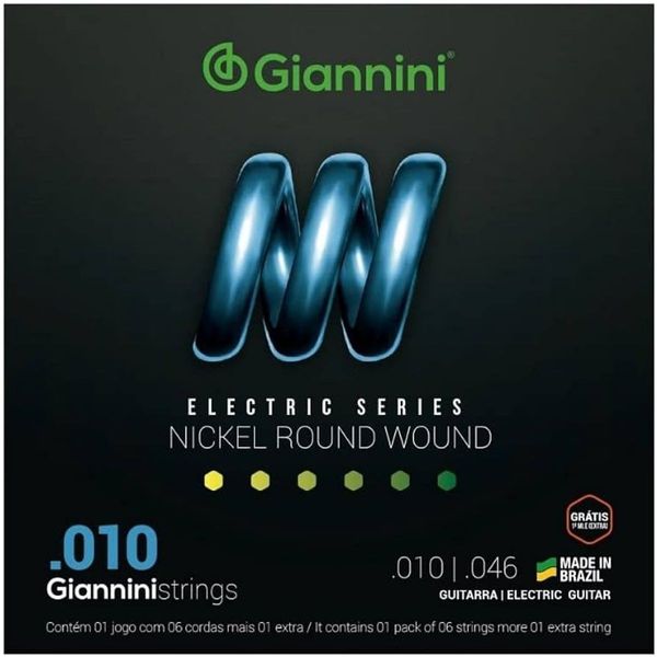 Encordoamento Guit Geegst 10 Giannini Encordoamento Guit Geegst 10 Giannini