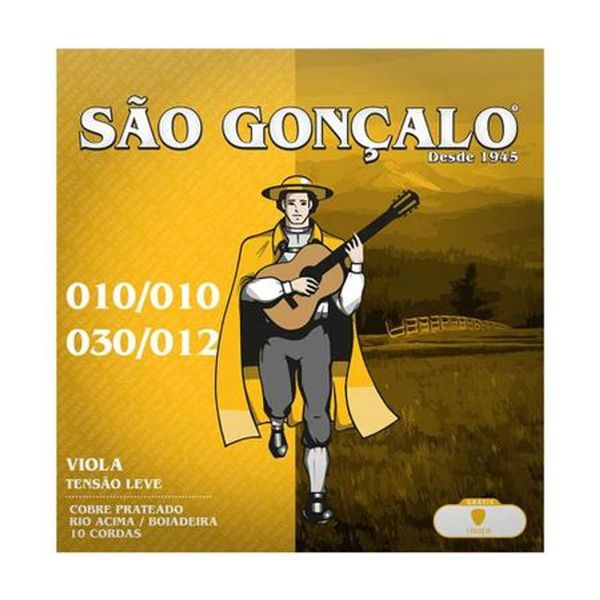 Encordoamento Viola Caipira Tm Sao Goncalo