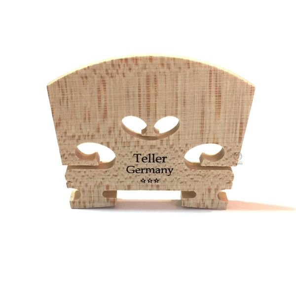 Cavalete Violino 4/4 Teller 3 Estrelas Filetado Cavalete Violino 4/4 Teller 3 Estrelas Filetado