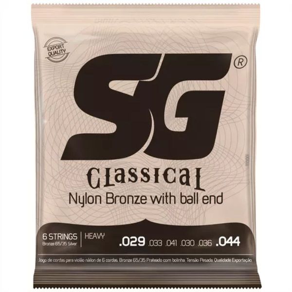 Encordoamento SG Violão NY 65 35 Tensão Méd C/Boli Encordoamento SG Violão NY 65 35 Tensão Méd C/Boli