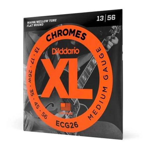 Encordoamento Guitarra Chromes ECG26 013 D'Addario Encordoamento Guitarra Chromes ECG26 013 D'Addario