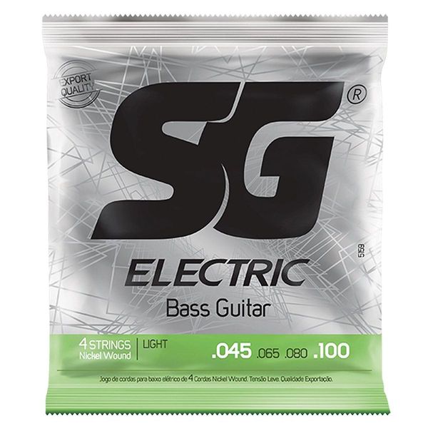 Encordoamento contrabaixo SG 4 cordas 045-100 Encordoamento contrabaixo SG 4 cordas 045-100