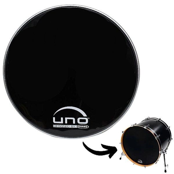 Pele Uno Resposta Bumbo Evans UBD22RB Pele Uno Resposta Bumbo Evans UBD22RB