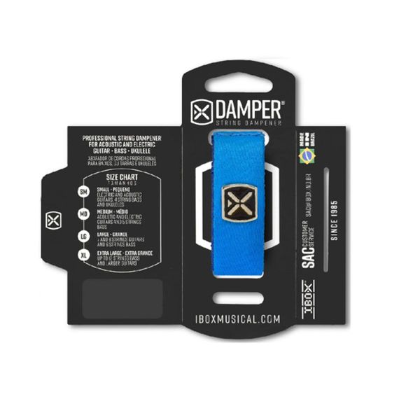 Abafador Damper para Cordas Azul P Ibox