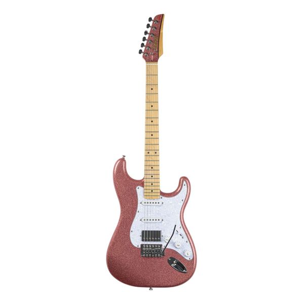 Guitarra Seizi Fun Katana Musashi HSS Rose Gold Sparkle