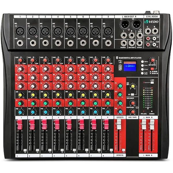 Mesa de Som VEDO 8 Canais VDA2081 Mesa de Som VEDO 8 Canais VDA2081