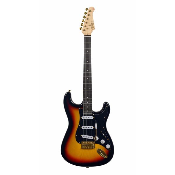 Guitarra Seizi Vintage Shinobi Ash SSS - Sunburst Gold