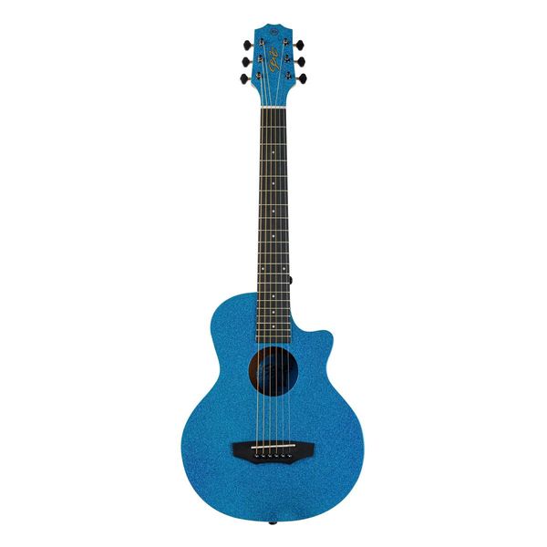 Violão Seizi FUN Panda Acústico Aço - Royal Blue Sparkle